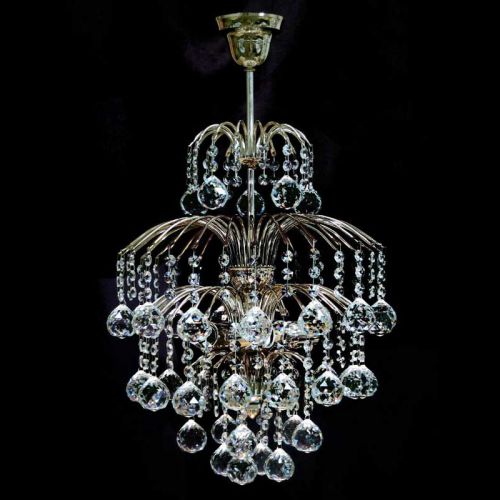 Люстра Хрустальные Брызги с подвесом шар 40 в Кирове Гусь Хрустальный