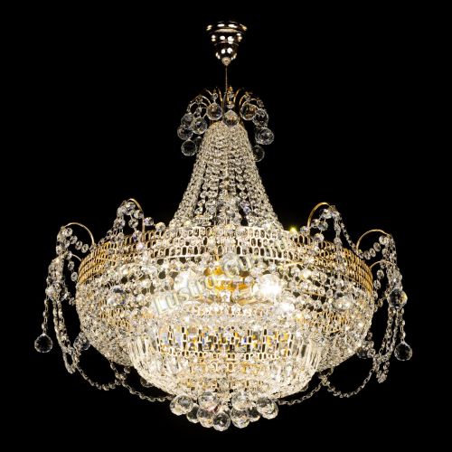 Люстра Агата большая в Кирове Гусь Хрустальный