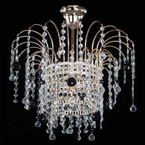 Люстра Агата Венеция №1 черная в Кирове Гусь Хрустальный