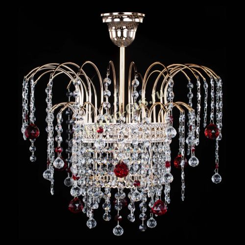 Люстра Агата Венеция №1 красная в Кирове Гусь Хрустальный
