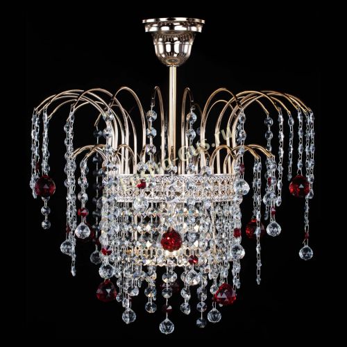 Люстра Агата Венеция №1 красная в Кирове Гусь Хрустальный