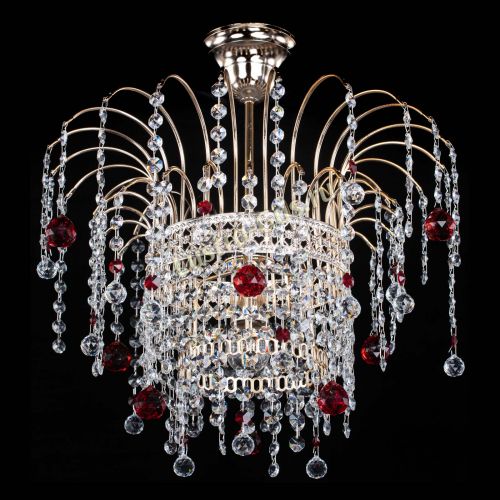 Люстра Агата Венеция №1 красная в Кирове Гусь Хрустальный