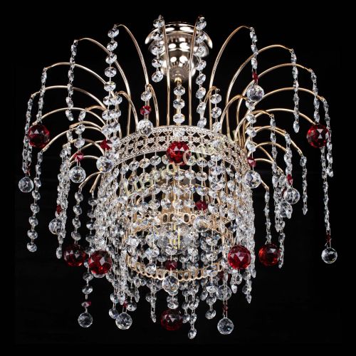 Люстра Агата Венеция №1 красная в Кирове Гусь Хрустальный