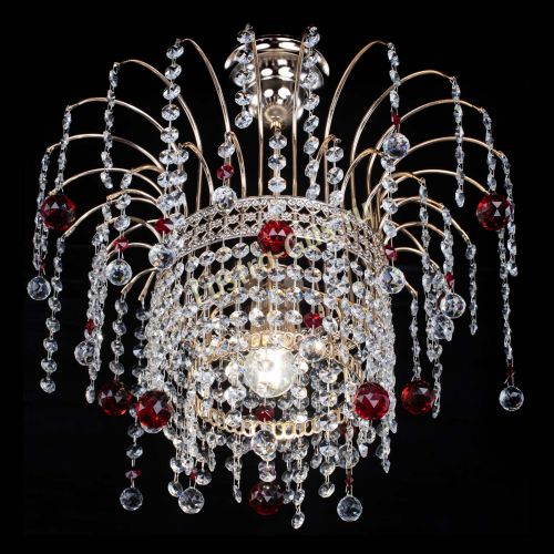 Люстра Агата Венеция №1 красная в Кирове Гусь Хрустальный