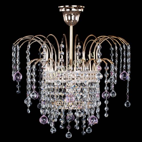 Люстра Агата Венеция №1 розовая в Кирове Гусь Хрустальный