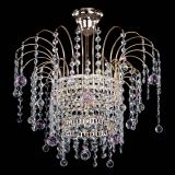 Люстра Агата Венеция №1 розовая в Кирове