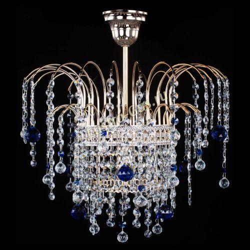 Люстра Агата Венеция №1 синяя в Кирове Гусь Хрустальный