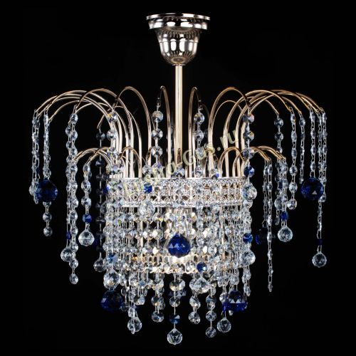 Люстра Агата Венеция №1 синяя в Кирове Гусь Хрустальный