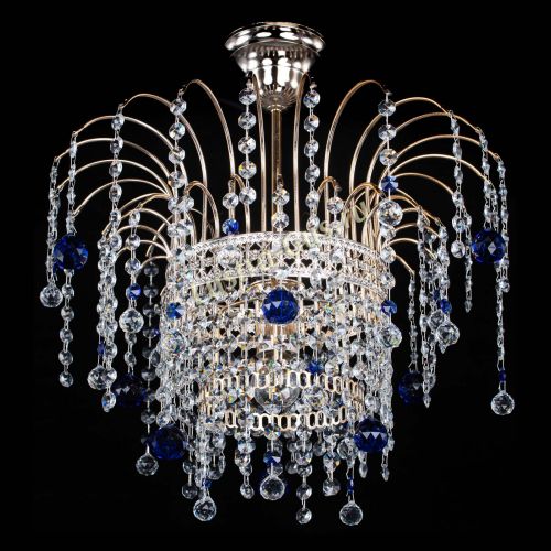 Люстра Агата Венеция №1 синяя в Кирове Гусь Хрустальный