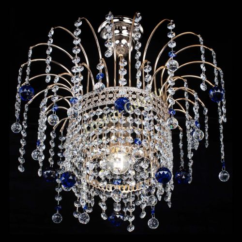 Люстра Агата Венеция №1 синяя в Кирове Гусь Хрустальный