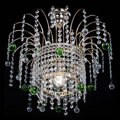 Люстра Агата Венеция №1 зеленая в Кирове Гусь Хрустальный