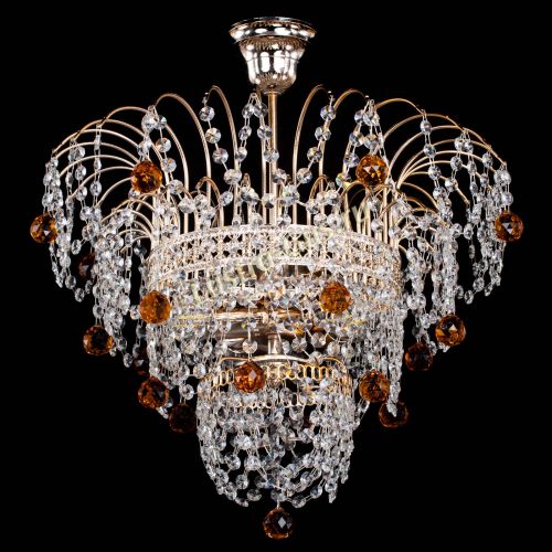 Люстра Агата Венеция №2 - 3 лампы чайная в Кирове Гусь Хрустальный