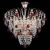 Люстра Агата Венеция №2 - 3 лампы красная в Кирове