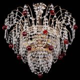 Люстра Агата Венеция №2 - 3 лампы красная в Кирове