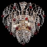 Люстра Агата Венеция №2 - 3 лампы красная в Кирове