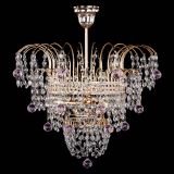 Люстра Агата Венеция №2 - 3 лампы розовая в Кирове