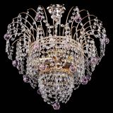 Люстра Агата Венеция №2 - 3 лампы розовая в Кирове