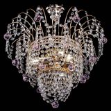 Люстра Агата Венеция №2 - 3 лампы розовая в Кирове