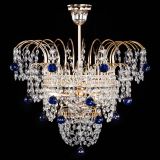 Люстра Агата Венеция №2 - 3 лампы синяя в Кирове