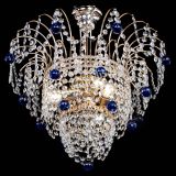 Люстра Агата Венеция №2 - 3 лампы синяя в Кирове