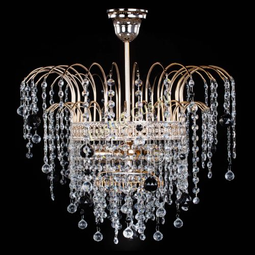 Люстра Агата Венеция №3 черная в Кирове Гусь Хрустальный