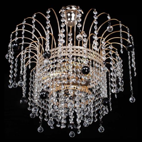 Люстра Агата Венеция №3 черная в Кирове Гусь Хрустальный