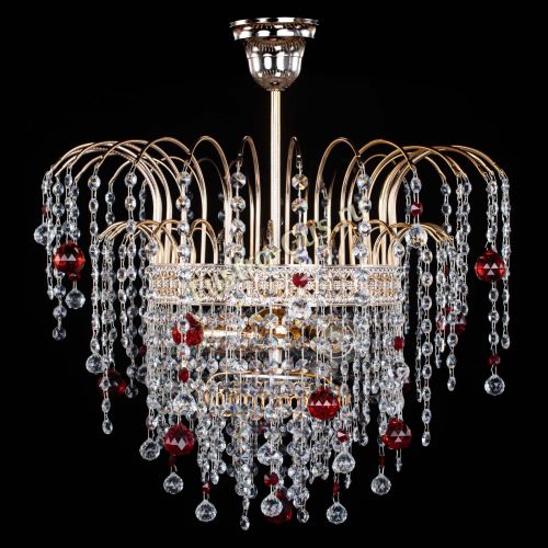 Люстра Агата Венеция №3 красная в Кирове Гусь Хрустальный