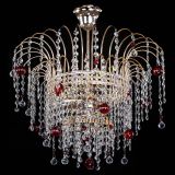 Люстра Агата Венеция №3 красная в Кирове