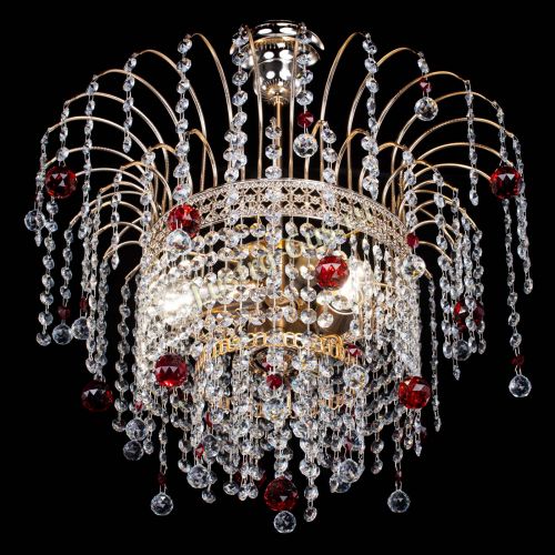 Люстра Агата Венеция №3 красная в Кирове Гусь Хрустальный