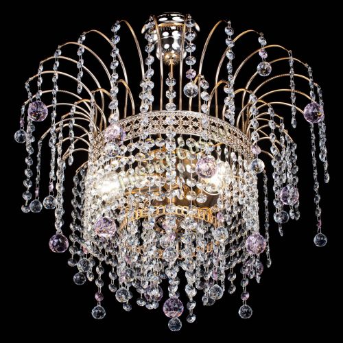 Люстра Агата Венеция №3 розовая в Кирове Гусь Хрустальный