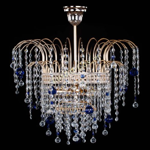 Люстра Агата Венеция №3 синяя в Кирове Гусь Хрустальный