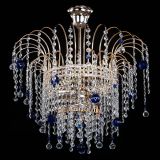 Люстра Агата Венеция №3 синяя в Кирове