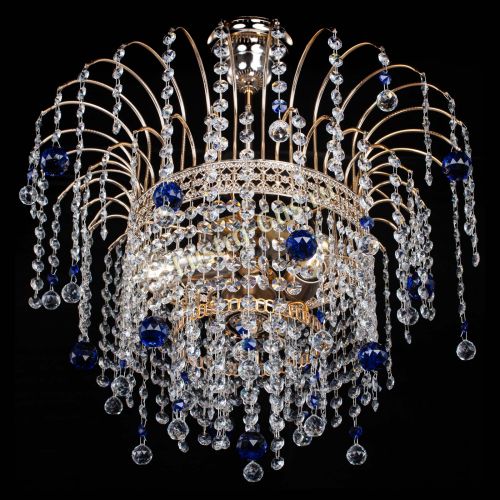 Люстра Агата Венеция №3 синяя в Кирове Гусь Хрустальный