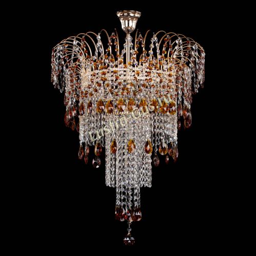 Люстра Агата Венеция №4 длинная Чайная в Кирове Гусь Хрустальный