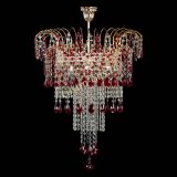 Люстра Агата Венеция №4 длинная Красная в Кирове