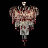 Люстра Агата Венеция №4 длинная Красная в Кирове