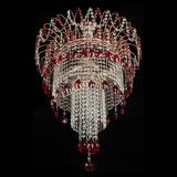 Люстра Агата Венеция №4 длинная Красная в Кирове