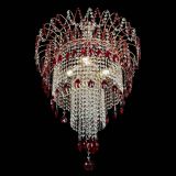 Люстра Агата Венеция №4 длинная Красная в Кирове