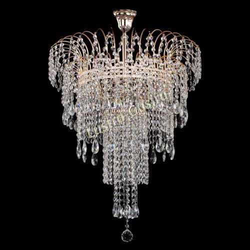 Люстра Агата Венеция №4 длинная в Кирове Гусь Хрустальный