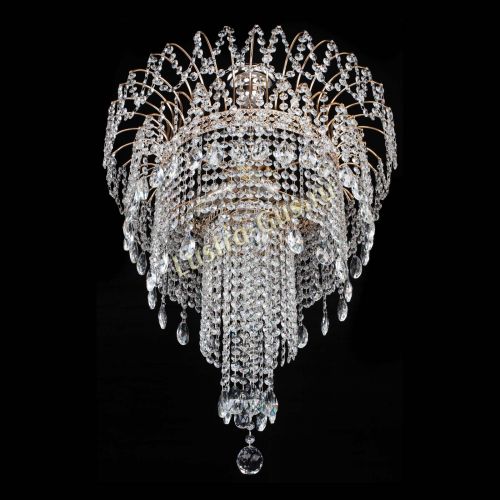 Люстра Агата Венеция №4 длинная в Кирове Гусь Хрустальный