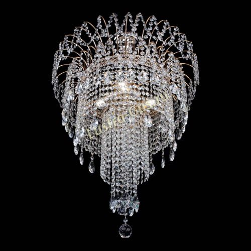 Люстра Агата Венеция №4 длинная в Кирове Гусь Хрустальный