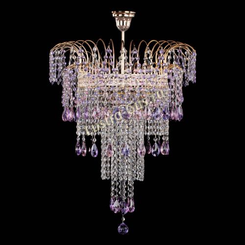 Люстра Агата Венеция №4 длинная Разноцветная в Кирове Гусь Хрустальный