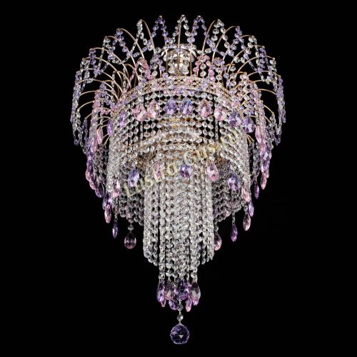 Люстра Агата Венеция №4 длинная Разноцветная в Кирове Гусь Хрустальный