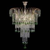 Люстра Агата Венеция №4 длинная Зеленая в Кирове