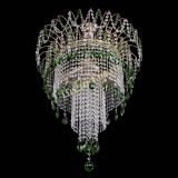 Люстра Агата Венеция №4 длинная Зеленая в Кирове
