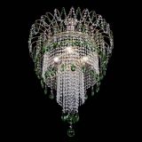 Люстра Агата Венеция №4 длинная Зеленая в Кирове