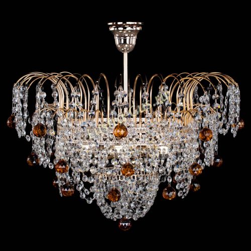 Люстра Агата Венеция №4 шар чайная в Кирове Гусь Хрустальный