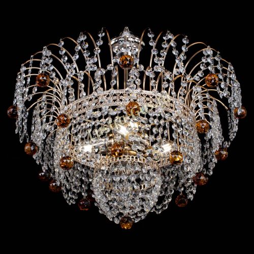 Люстра Агата Венеция №4 шар чайная в Кирове Гусь Хрустальный