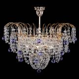 Люстра Агата Венеция №4 шар фиолетовая в Кирове