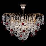 Люстра Агата Венеция №4 шар красная в Кирове